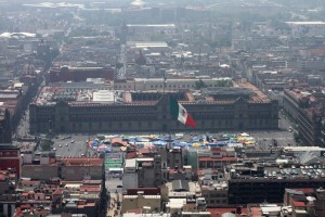 Aerial Photo of Mexico City from Torre De LatinAmerica
