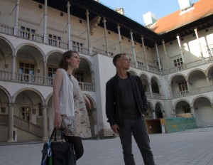 With Krakow Local & U.S. Expat Sara at Wawel Castle 