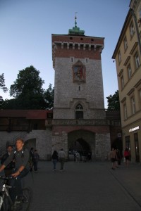 Centuries Old Wall in Krakow's Olde City 